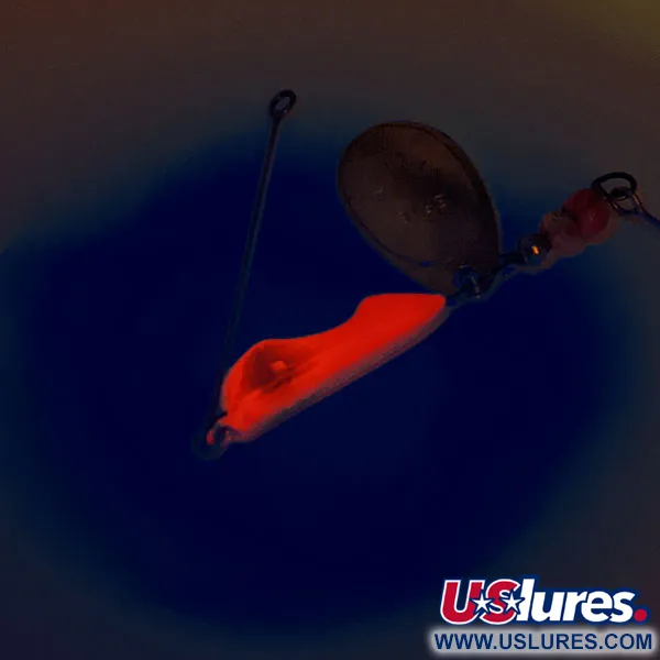 Erie Dearie Walleye Killer - UV Spinner, Rosso / Nichel, 14g, UV, #12160