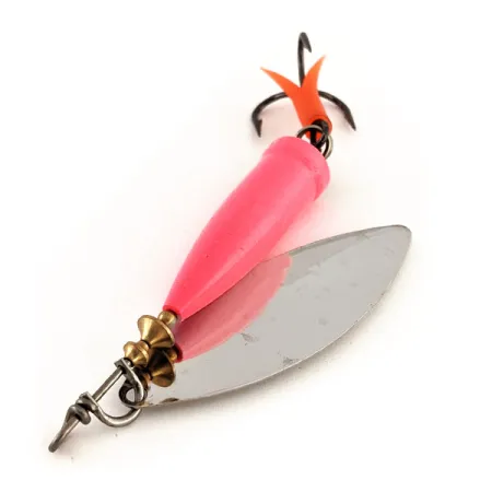 Blue Fox Super Vibrax Salmon UV Cucchiaino, Nickel/Rosa, 33g, UV, #12161