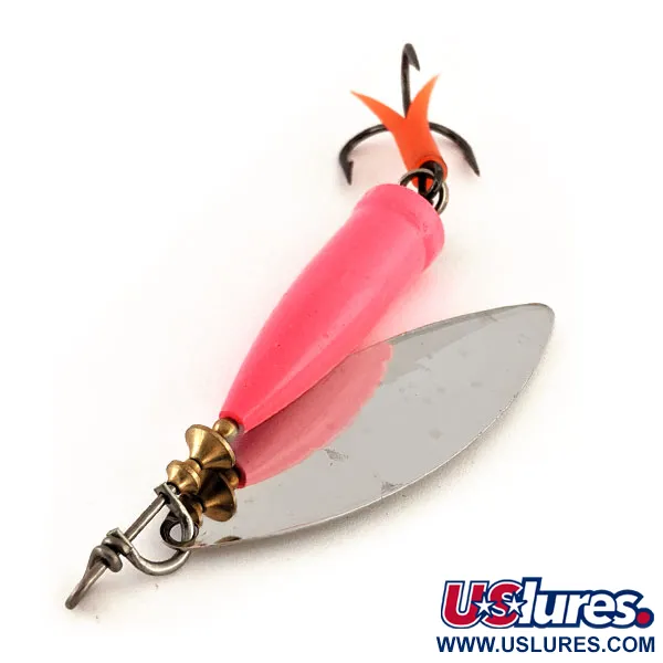 Blue Fox Super Vibrax Salmon UV Cucchiaino, Nickel/Rosa, 33g, UV, #12161