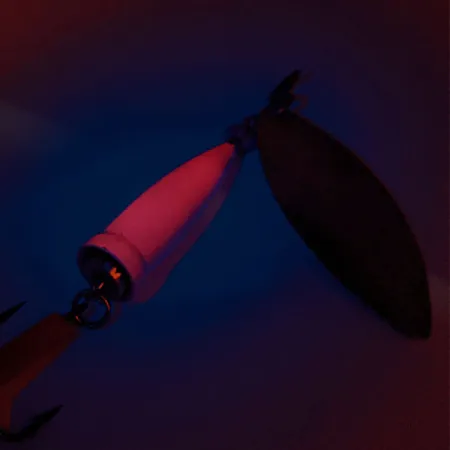 Blue Fox Super Vibrax Salmon UV Cucchiaino, Nickel/Rosa, 33g, UV, #12161