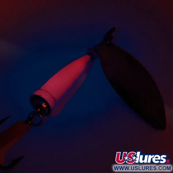 Blue Fox Super Vibrax Salmon UV Cucchiaino, Nickel/Rosa, 33g, UV, #12161