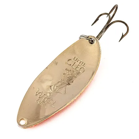 Little Cleo (Hula Girl) Ondulante, Oro / Arancione, 14g, Hula Girl, #12166