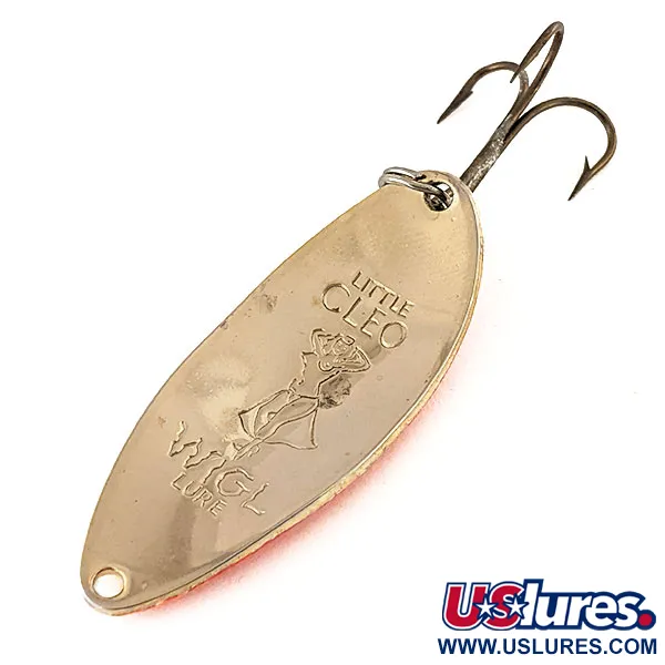 Little Cleo (Hula Girl) Ondulante, Oro / Arancione, 14g, Hula Girl, #12166