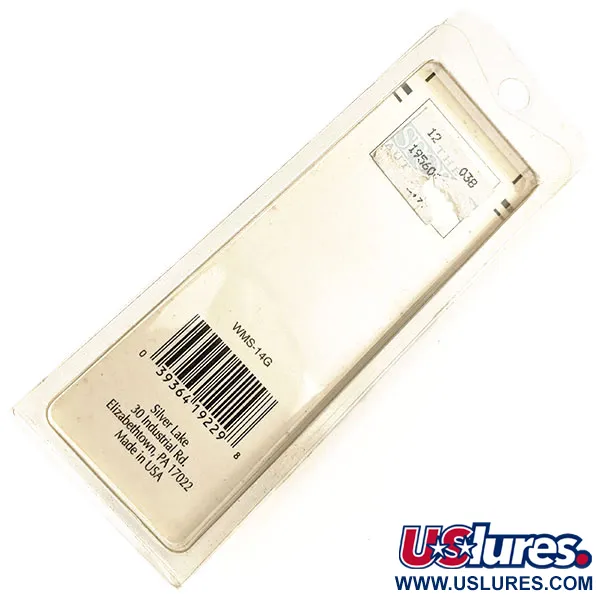 Weedless Silverlake Minnow Ondulante, Oro, 7g, Antialga, #12201