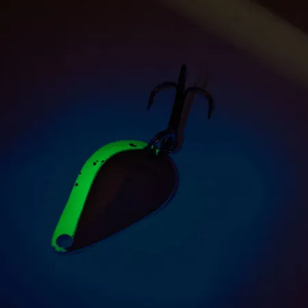 Acme K.O. Wobbler UV Ondulante, Nichel / Blu, 7g, UV, #12215