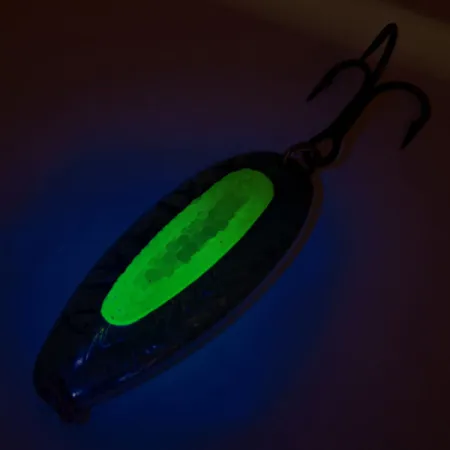 Blue Fox Rattlin Pixee Ondulante, Giallo/Blu, 24g, Inserto UV, #12216