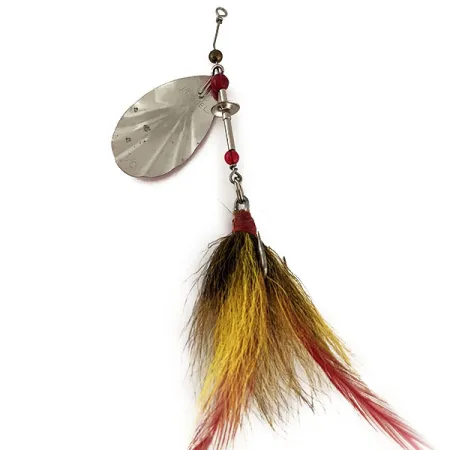 Eppinger Dardevle JT Buel Cucchiaino, Rosso-Bianco, 15g, Piume, #12232