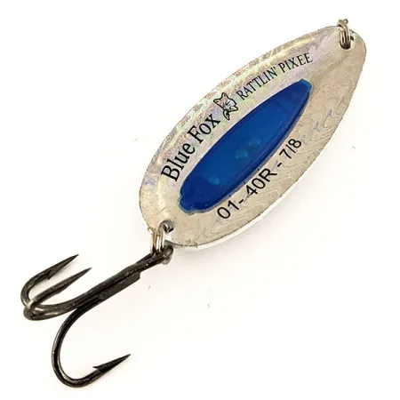 Blue Fox Rattlin Pixee Ondulante, Nickel / Blue, 24g, Rattle, #12245