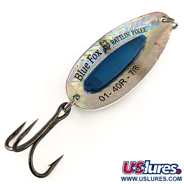 Blue Fox Rattlin Pixee Ondulante, Blu/Nichel, 24g, Inserto Uova, #12254
