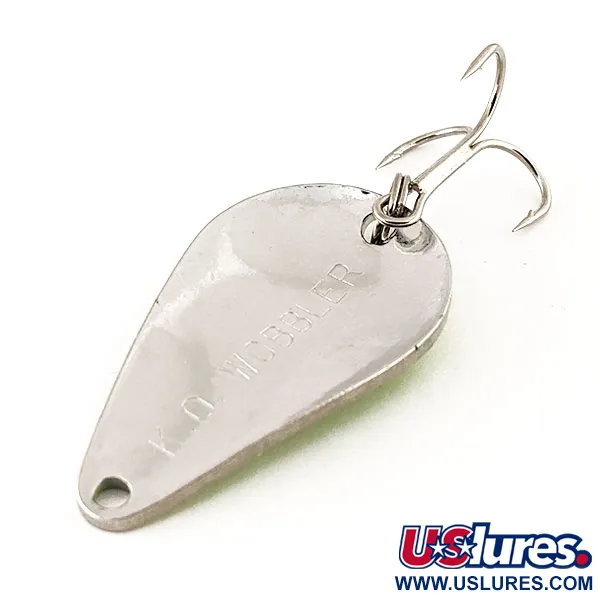 Acme K.O. Wobbler UV Ondulante, Nichel / Verde, 14g, Effetto UV, #12259