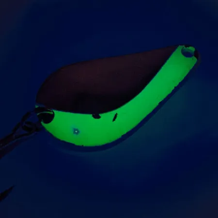 Acme K.O. Wobbler UV Ondulante, Nichel / Verde, 14g, Effetto UV, #12259