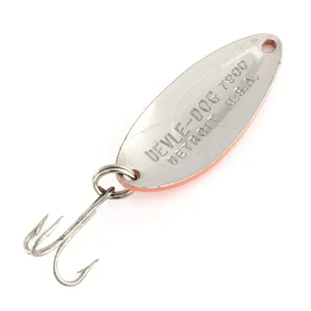 Eppinger Dardevle Devle Dog 7900 UV Ondulante, Rosso / Nickel, 7g, #12262