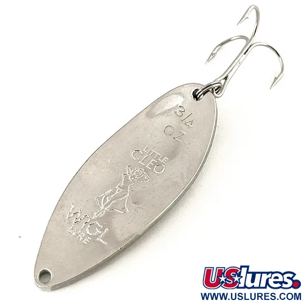 Little Cleo (Hula Girl) Ondulante, Bianco/Verde/Glitter/Nichel, 21g, #12267