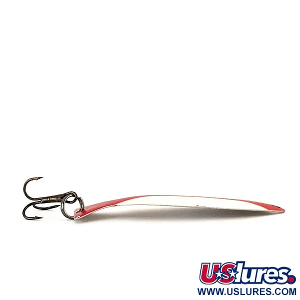 Worth Fly Rod Demon, 1.5g, Rosso / Bianco / Nickel, Cucchiaino da traina #14435