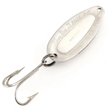 Blue Fox Pixee Ondulante, Nichel martellato / Bianco, 14g, Uovo, #12317