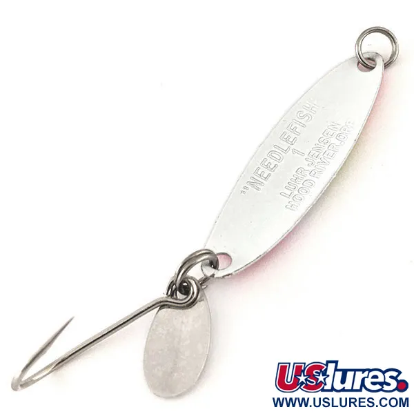 Luhr Jensen Needlefish 1 Ondulante, Rosa/Bianco/Giallo, 2g, UV, #12319