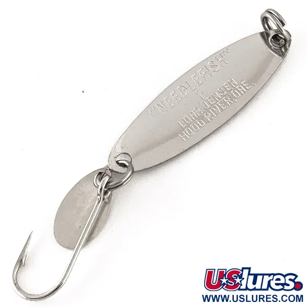 Luhr Jensen Needlefish 1 Ondulante, Nichel / Blu, 2g, Paletta, #12324