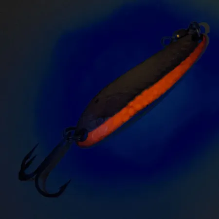 Luhr Jensen Krocodile Die #3 UV Ondulante, Ottone/Rosso, 10g, UV, #12325