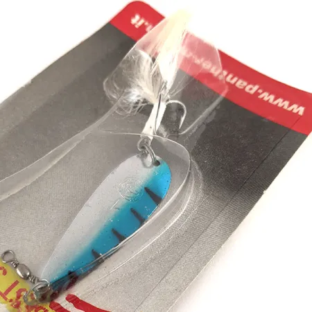 Panther Martin Svizzero Siluro con Penna Mare Rotante, Nichel/Blu, 4g, #12333