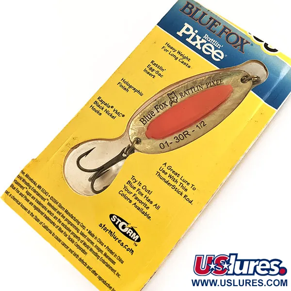 Blue Fox Rattlin Pixee Ondulante, Trota iridea, 14g, Uovo, #12334