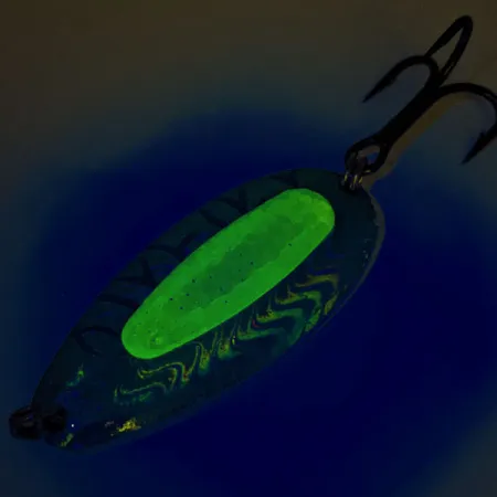 Blue Fox Rattlin Pixee Ondulante, Rainbow Herring / Yellow, 24g, #12336