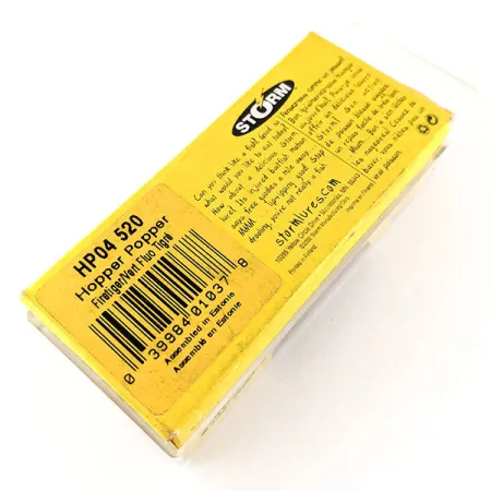 Storm Hopper Popper Esca Topwater, Fire Tiger, 2g, #HP04 520