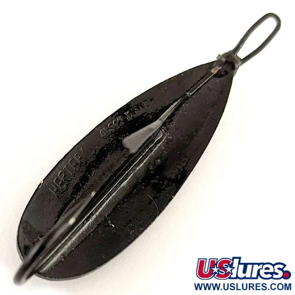 Herter's Olson Minnow Ondulante Antialga, Nero, 12g, Ottone, #12376