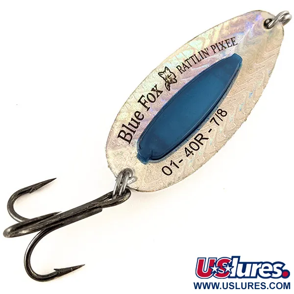 Blue Fox Rattlin Pixee Ondulante, Rainbow Herring / Blue, 24g, #12405