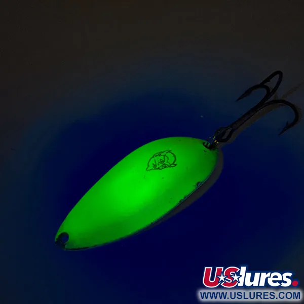 Dardevle Devle Dog 5400 UV Ondulante, Giallo/Verde/Nichel, 14g, #12409