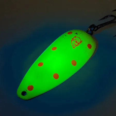 Cucchiaino Dardevle Dardevlet UV, Chartreuse/Rosa/Nichel, 21g, #12410