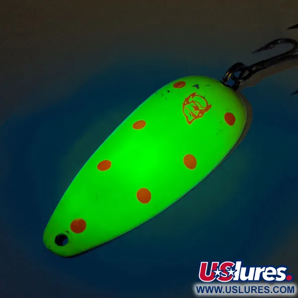 Cucchiaino Dardevle Dardevlet UV, Chartreuse/Rosa/Nichel, 21g, #12410