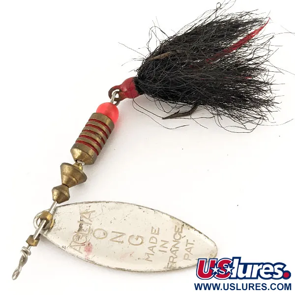 Mepps Aglia Long 2 Dressed Cucchiaino, Argento, 7,3g, Salice, #12416