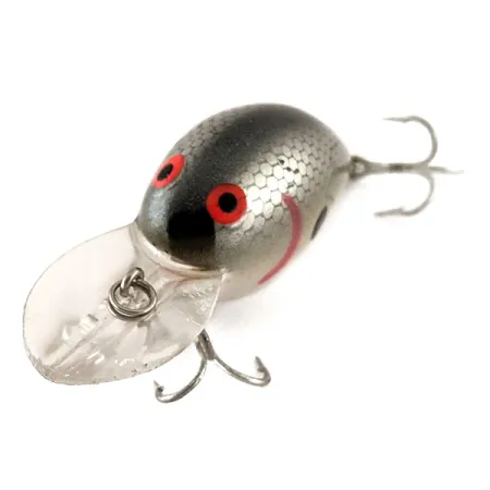 Bomber Fat A B05F Crankbait, Scaglie Argento, 10g, galleggiante, #12427