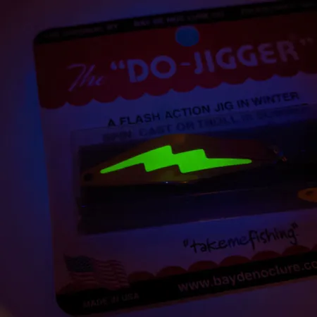 Bay de Noc Do-Jigger #3 UV, 9g, nickel/giallo UV, ondulante #20264