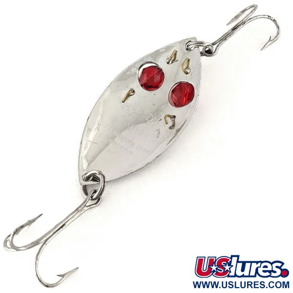 Hofschneider Red Eye junior Cucchiaino, Nickel / Rosso, 13g, Vintage, #12440