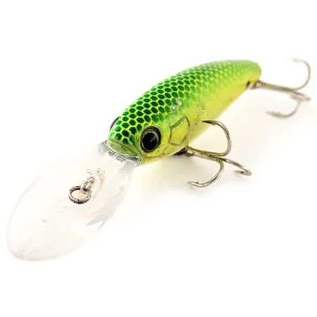 Cotton Cordell Deep Minnow UV Minnow, Chartreuse, 7g, UV, #12459