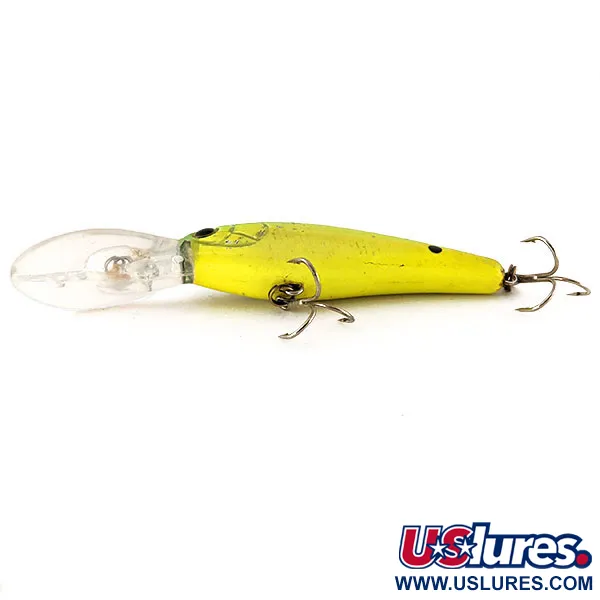 Cotton Cordell Deep Minnow UV Minnow, Chartreuse, 7g, UV, #12459