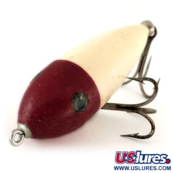 Esca Heddon Baby Zara, Bianco / Rosso, 10g, Topwater Vintage, #12476