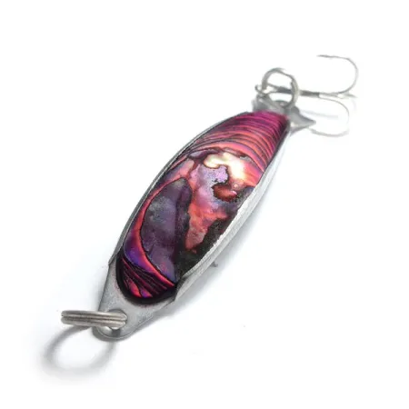 Salm The Killer Red Abalone Pearl Minnow Ondulante, Rosso/Nickel, #12477