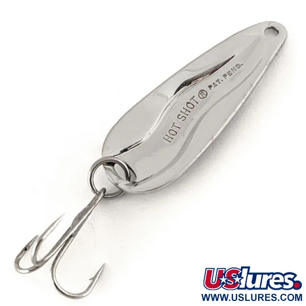 Luhr Jensen Hot Shot Ondulante, Nickel, 9g, Vintage, #12498