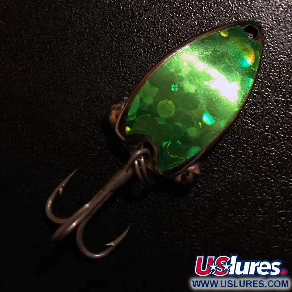 Fish Itt First Double Dancer Blade Bait, Verde/Nickel, 7g, UV, #12500