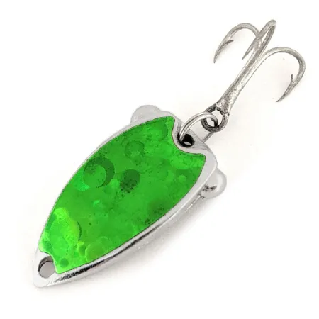 Fish Itt First Double Dancer Blade Bait, Verde/Nickel, 7g, UV, #12500