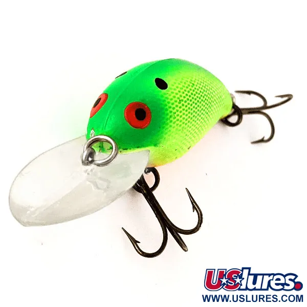 Bomber model 7A baby striper Crankbait, Chartreuse, 14g, UV, #12520