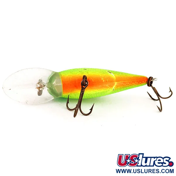Bomber model 7A baby striper Crankbait, Chartreuse, 14g, UV, #12520