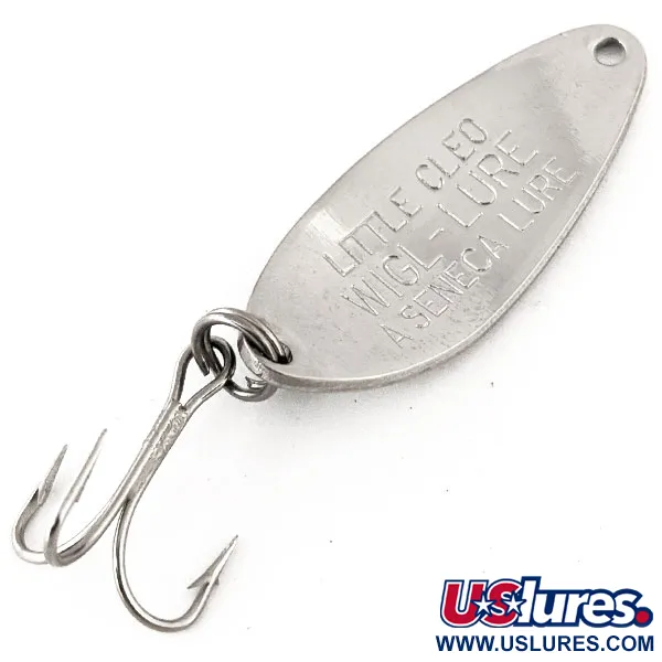 Little Cleo Seneca Ondulante, Nichel / Verde, 7g, Vintage, #12647