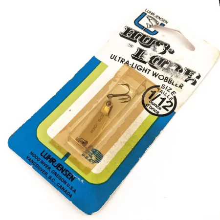 Ondulante Luhr Jensen Hus-lure, Red / Nickel / Gold, 2g, Ultra-Light, #12681