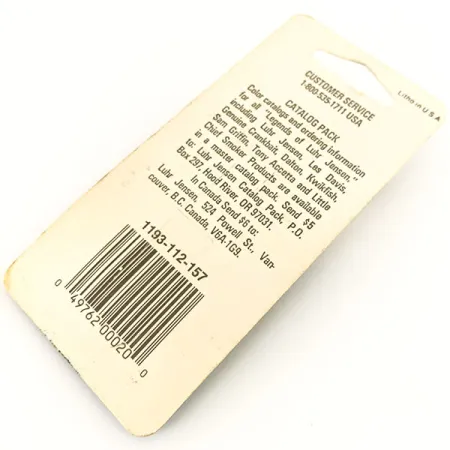 Ondulante Luhr Jensen Hus-lure, Red / Nickel / Gold, 2g, Ultra-Light, #12681