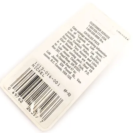 Luhr Jensen Lil' Kroc (Krocodile Stubby) Ondulante, Nichel, 4,5g, #12685