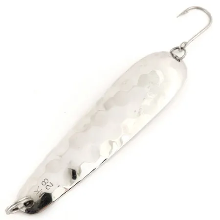 Len Thompson Northern King NK28 Ondulante, Argento, 14g, Martellato, #12691