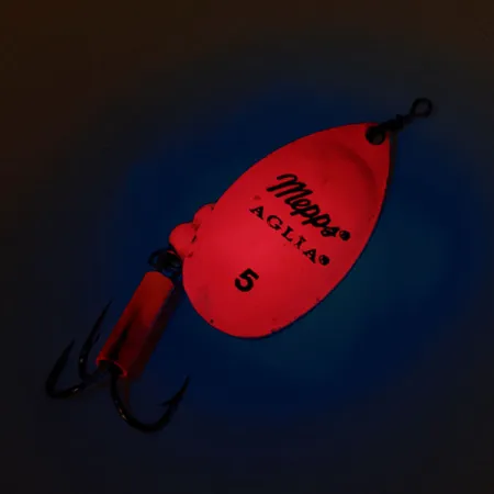 Mepps Aglia 5 Cucchiaino, Hot Pink UV, 14g, UV-Attivo, #12695